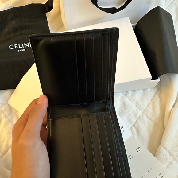 Celine black leather wallet - Picture 3 of 3
